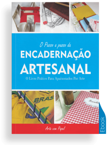 encadernação artesanal