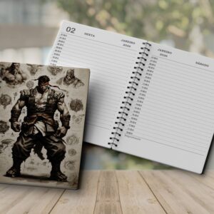 Agenda 2026 PDF para Imprimir Diária com Capa Ryu Sketchnote V02