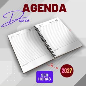 Agenda diária 2027 pdf para imprimir sem horas