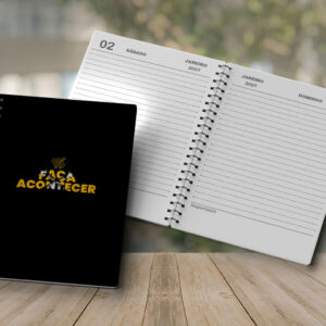 Capa de agenda Faça Acontecer