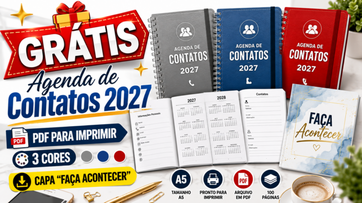 Agenda de telefones 2027 para download gratuito